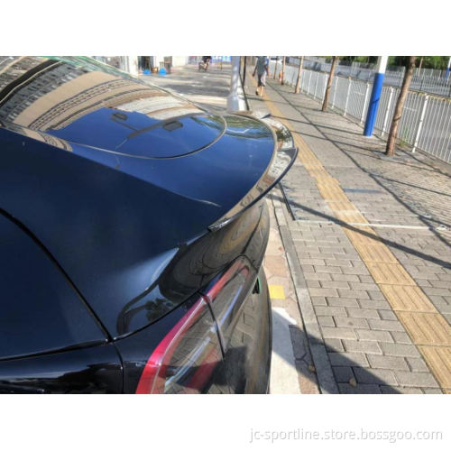 Pre-Preg Dry Carbon Fiber Rear Spoiler for Tesla Model Y 4-Door 2020-2021